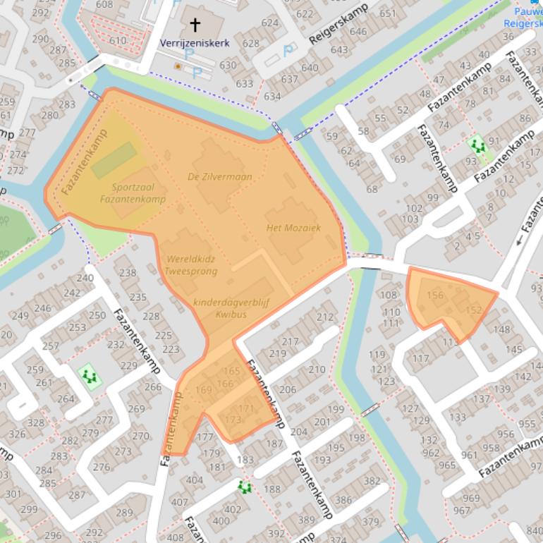 Kaart van postcodegebied 3607CH.