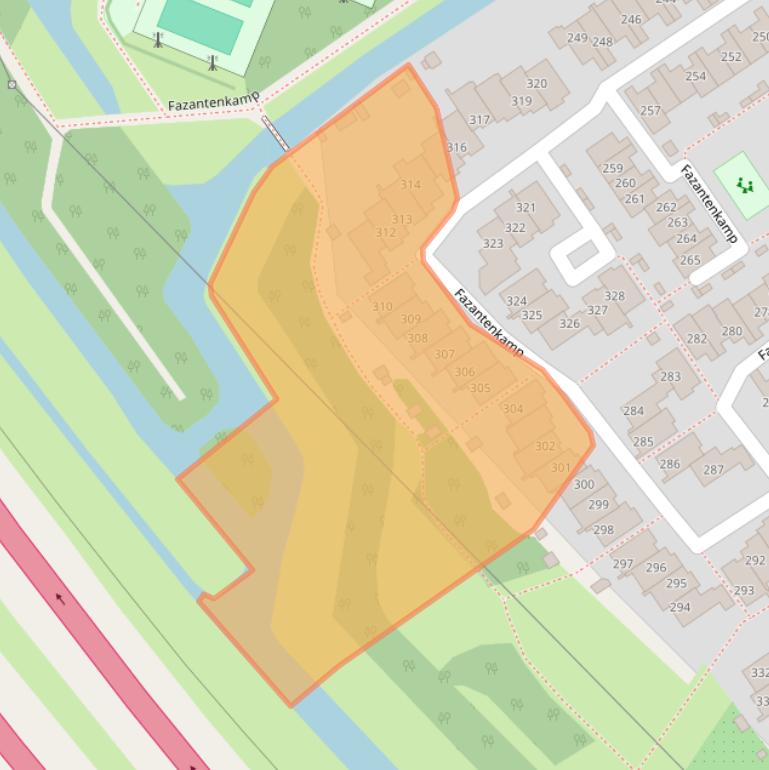 Kaart van postcodegebied 3607CP.