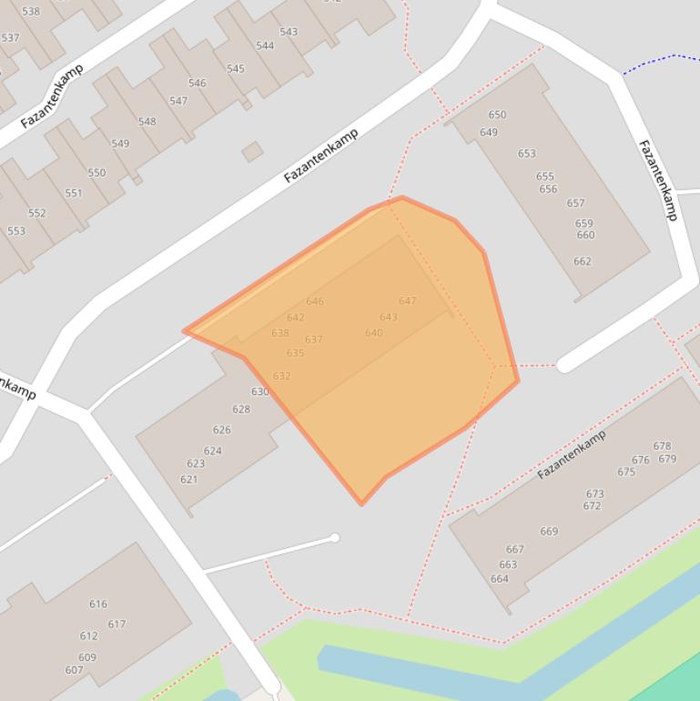 Kaart van postcodegebied 3607DL.