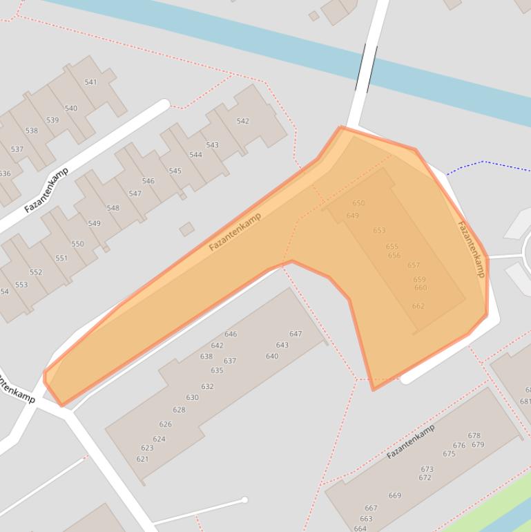 Kaart van postcodegebied 3607DM.