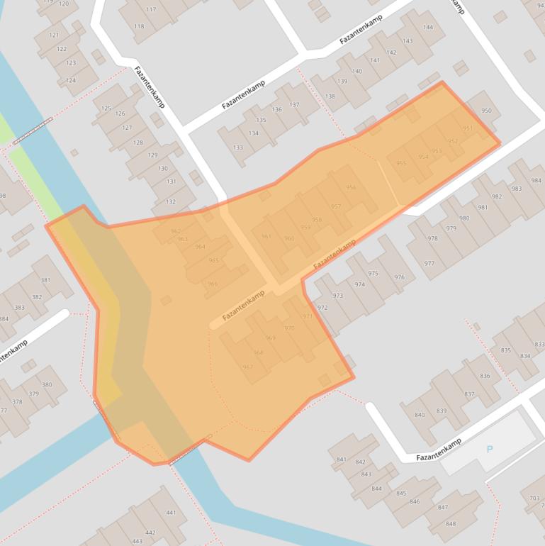 Kaart van postcodegebied 3607EJ.