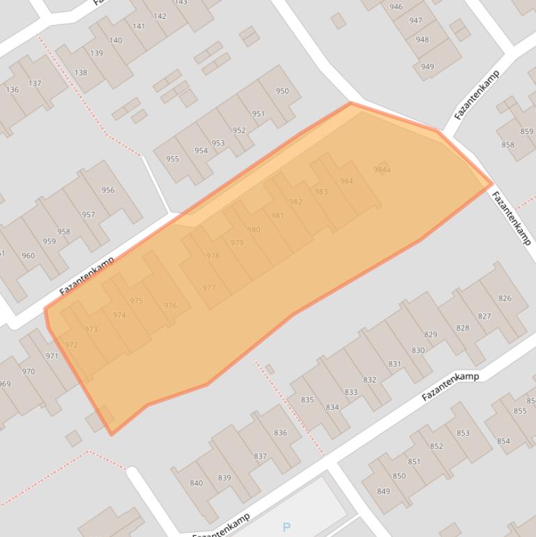 Kaart van postcodegebied 3607EK.