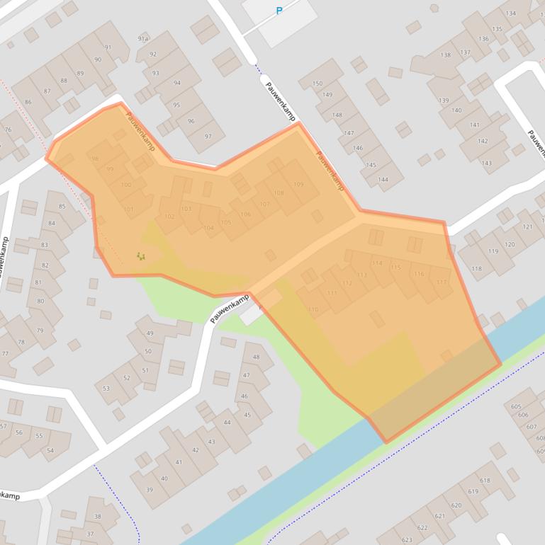 Kaart van postcodegebied 3607GH.