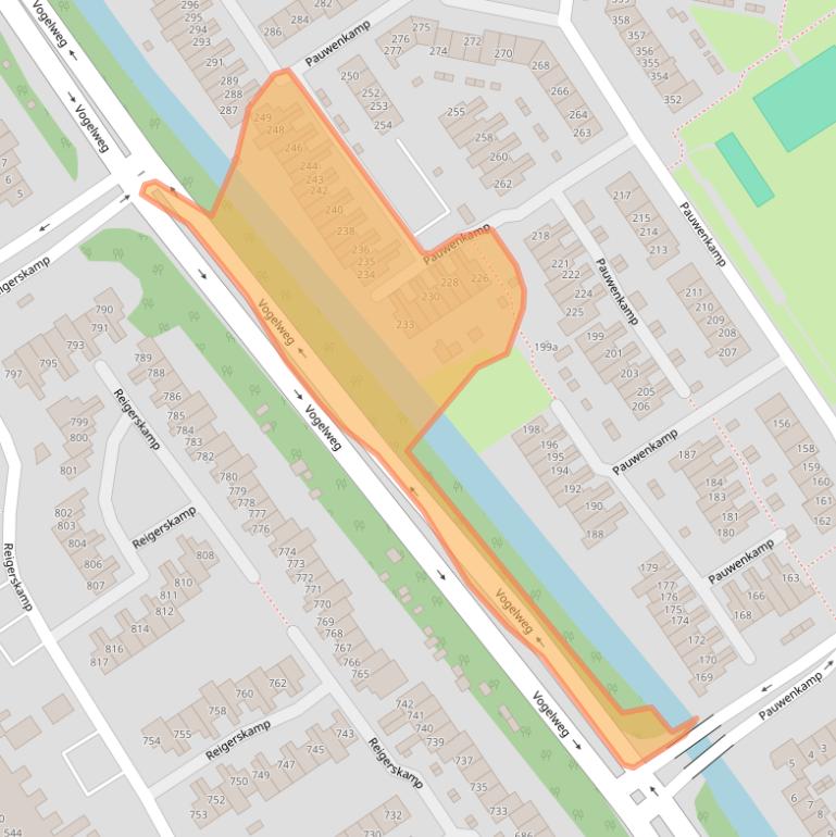 Kaart van postcodegebied 3607GS.