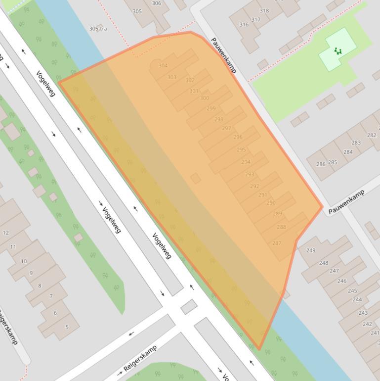 Kaart van postcodegebied 3607GX.