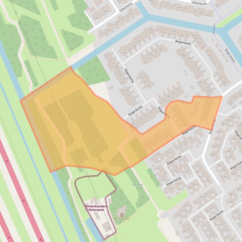 Kaart van postcodegebied 3607HH.