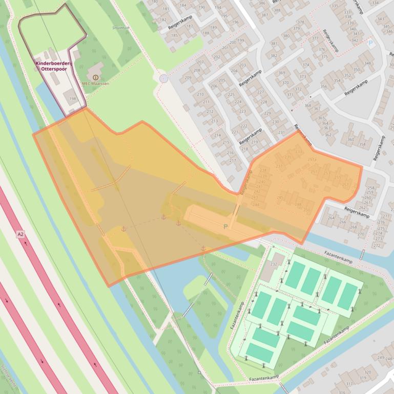 Kaart van postcodegebied 3607HN.