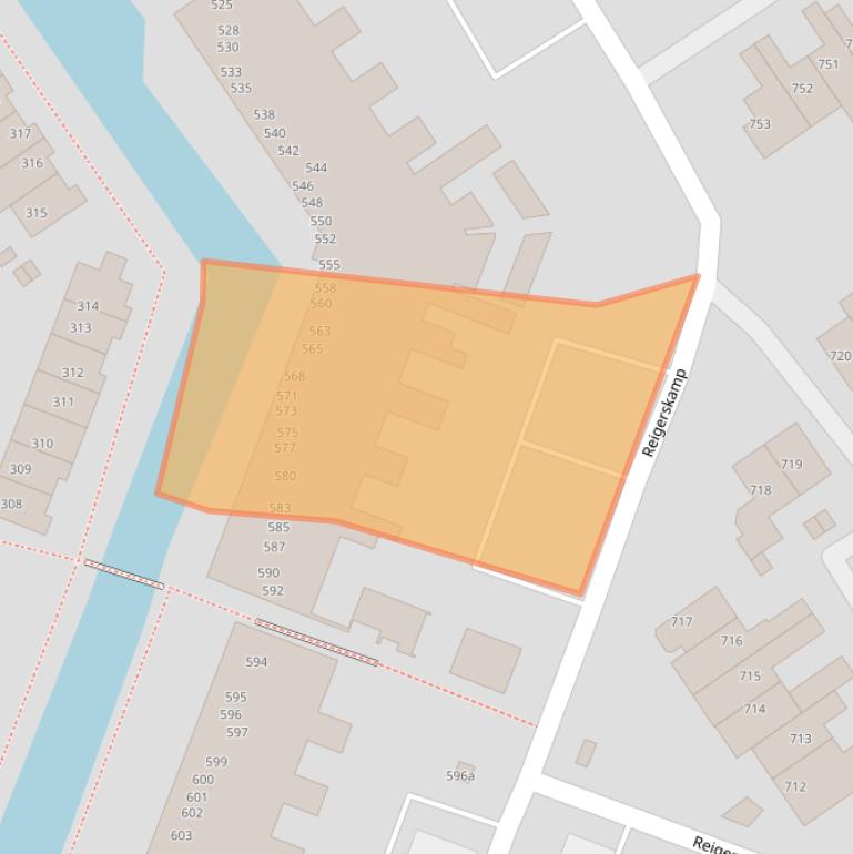 Kaart van postcodegebied 3607JH.