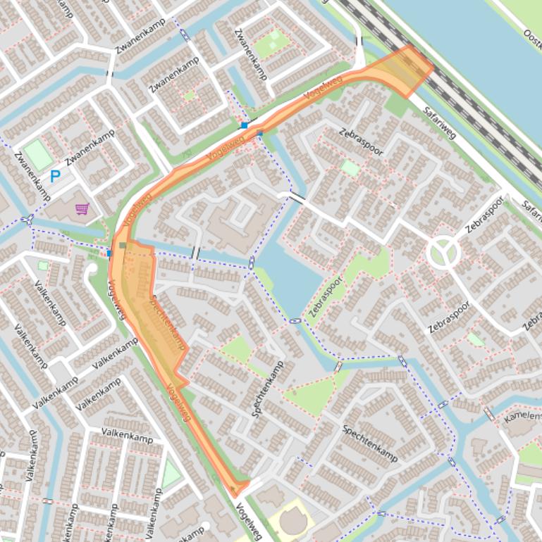 Kaart van postcodegebied 3607KH.