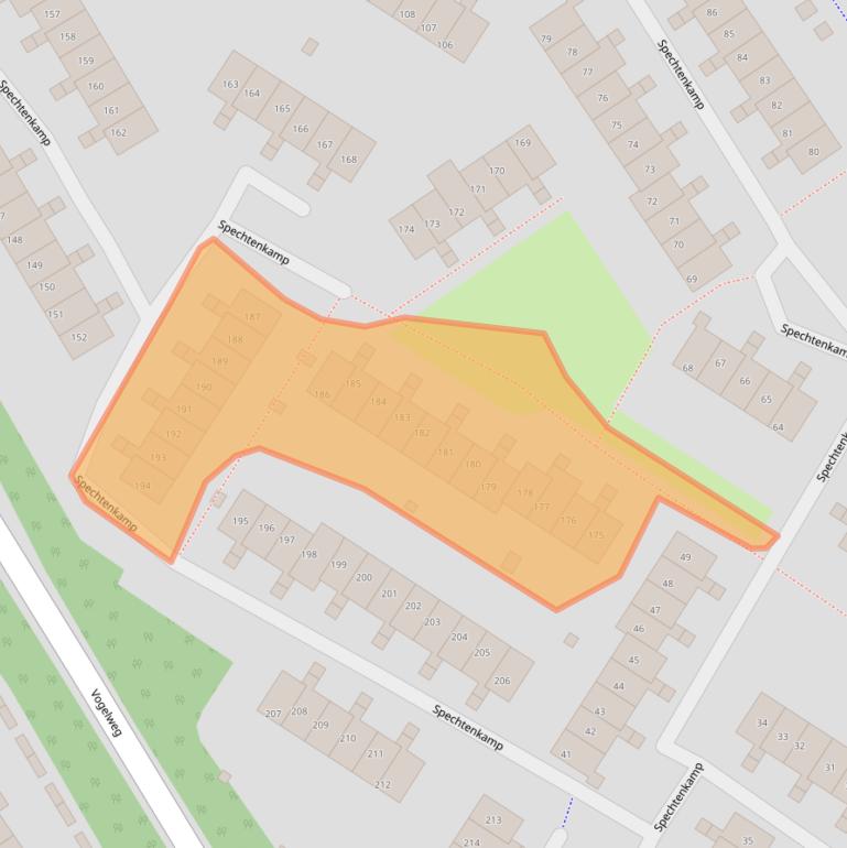 Kaart van postcodegebied 3607KK.