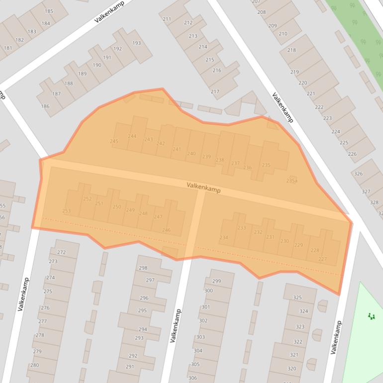 Kaart van postcodegebied 3607LL.