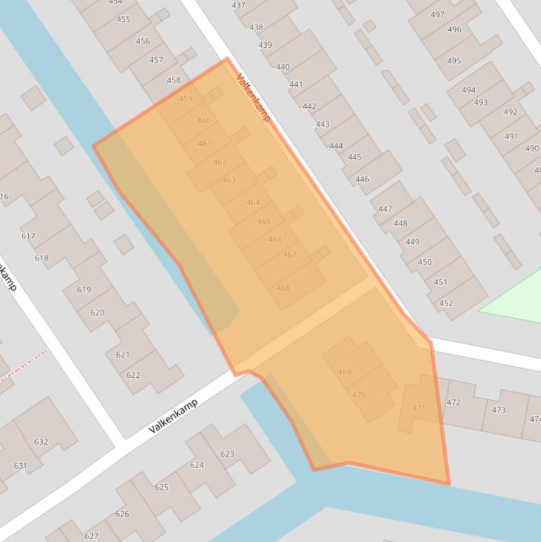 Kaart van postcodegebied 3607MC.