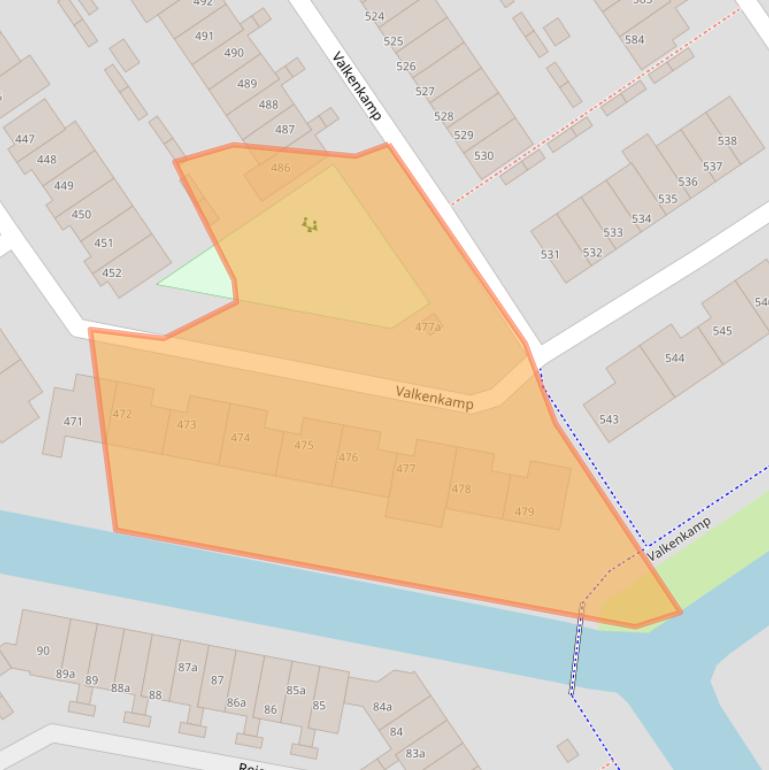 Kaart van postcodegebied 3607MD.