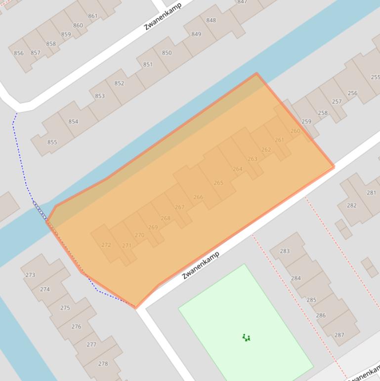 Kaart van postcodegebied 3607SC.