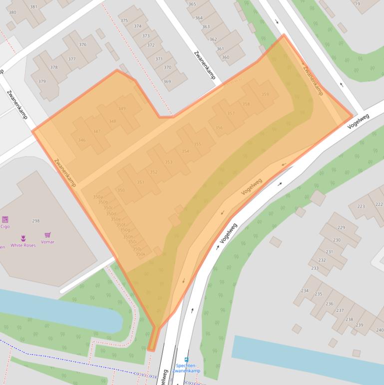 Kaart van postcodegebied 3607SK.