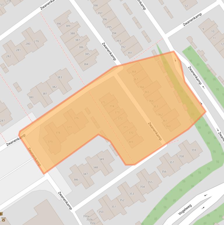 Kaart van postcodegebied 3607SL.