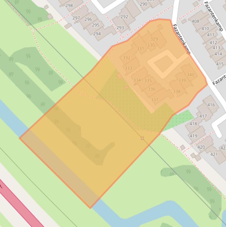 Kaart van postcodegebied 3607XA.