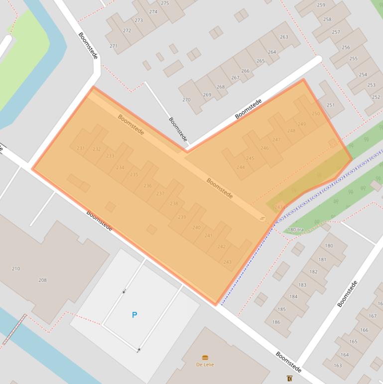 Kaart van postcodegebied 3608AL.