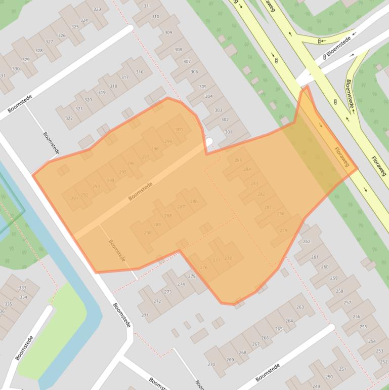 Kaart van postcodegebied 3608AN.