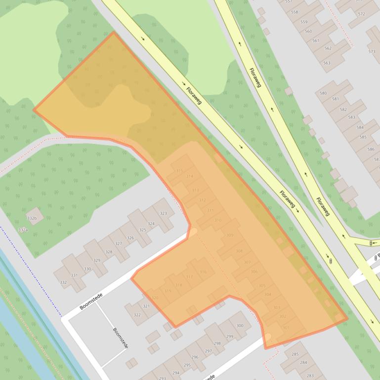 Kaart van postcodegebied 3608AP.