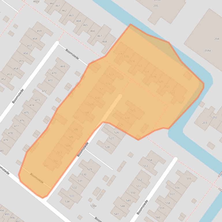 Kaart van postcodegebied 3608BK.