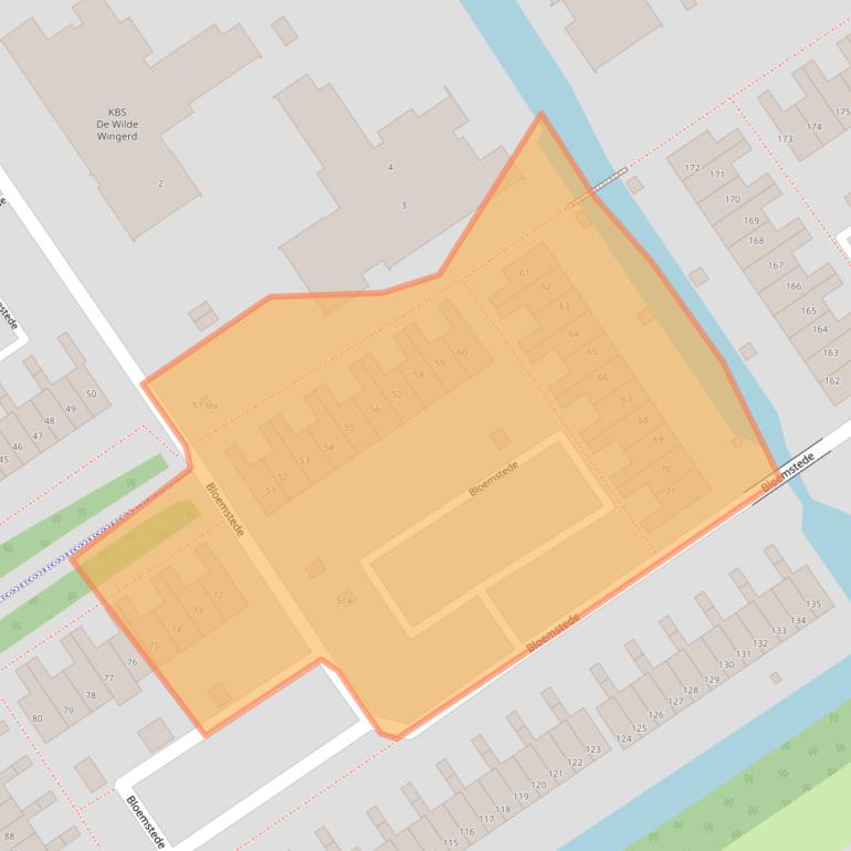 Kaart van postcodegebied 3608TH.