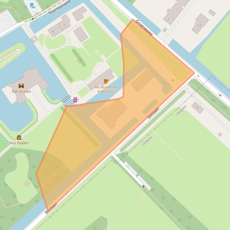 Kaart van postcodegebied 3611AR.