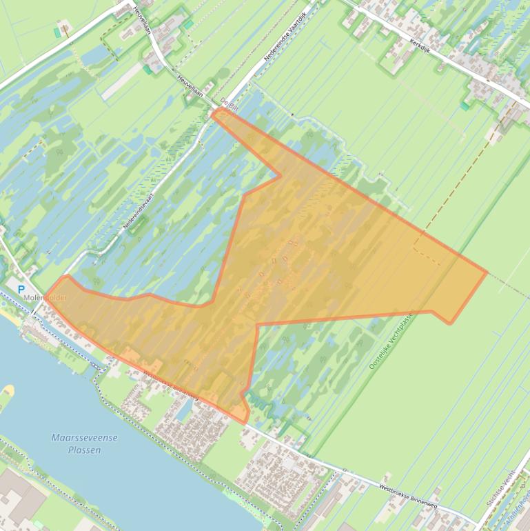 Kaart van postcodegebied 3612AE.