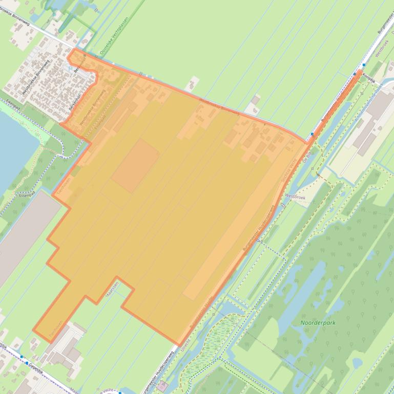 Kaart van postcodegebied 3612AK.