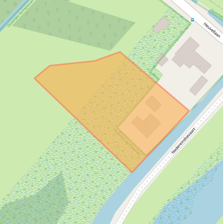 Kaart van postcodegebied 3612BB.