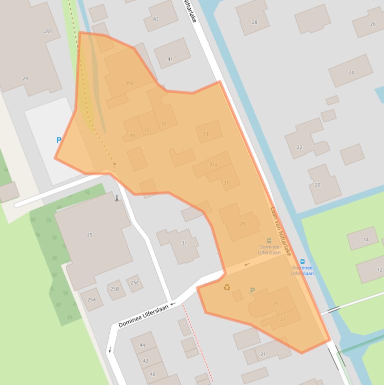 Kaart van postcodegebied 3612BL.