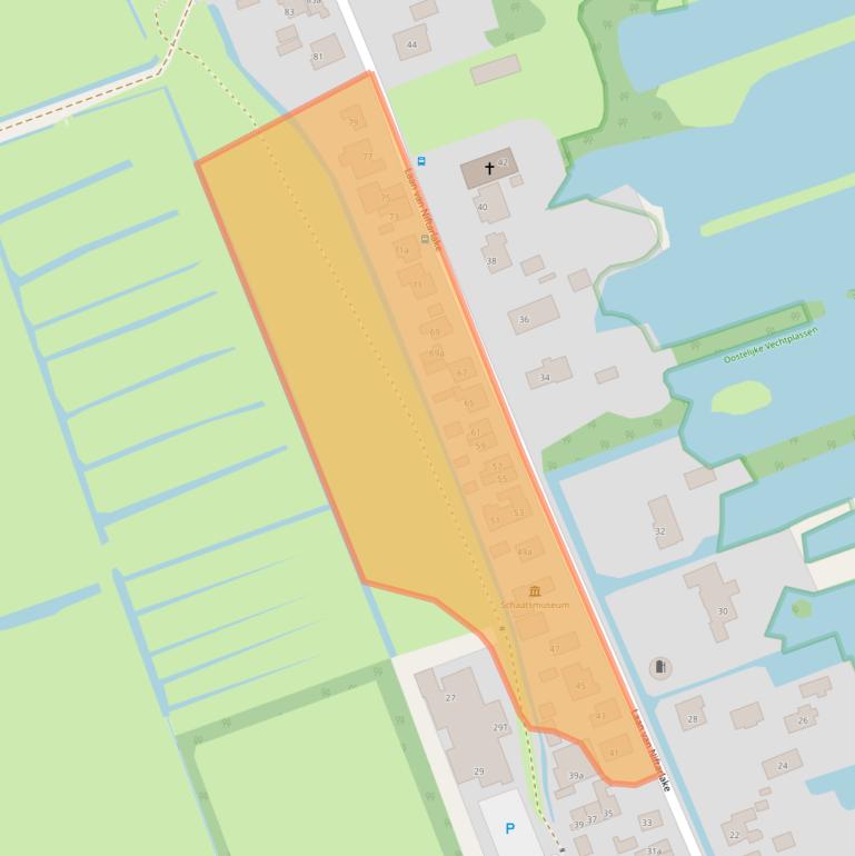 Kaart van postcodegebied 3612BM.