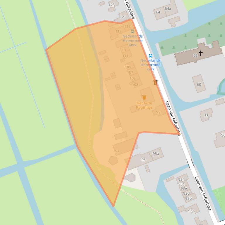 Kaart van postcodegebied 3612BP.