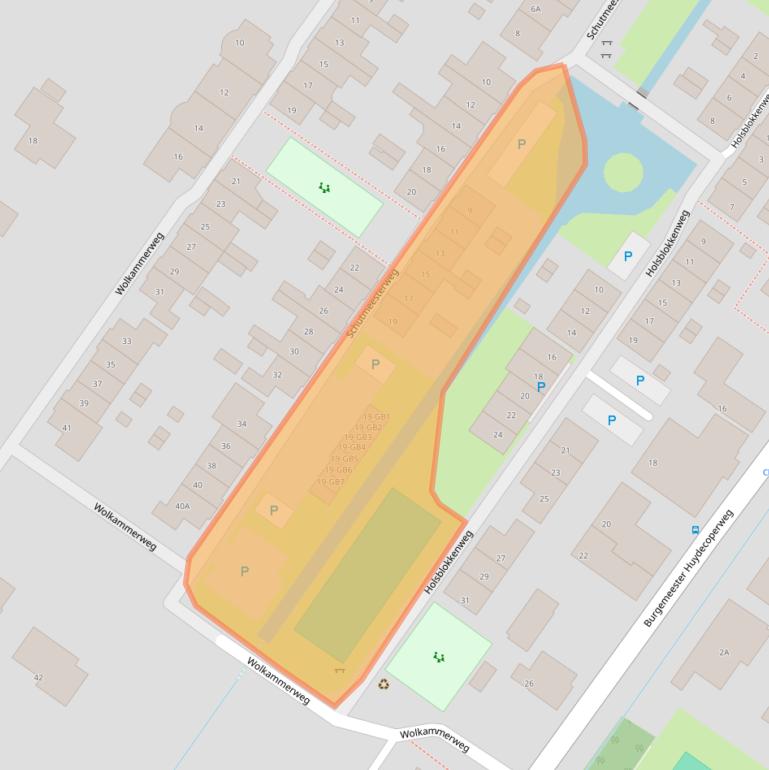 Kaart van postcodegebied 3615CC.