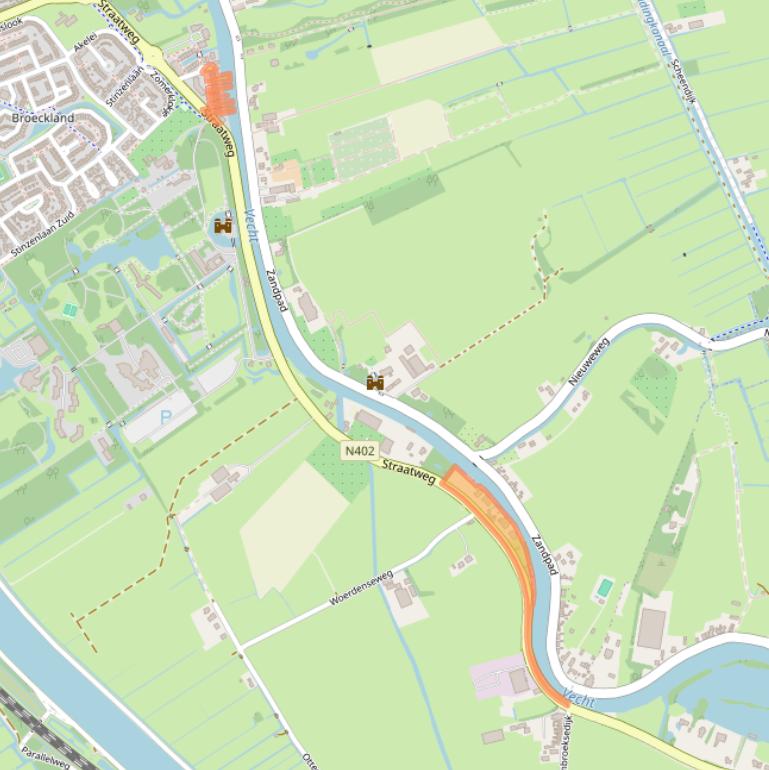 Kaart van postcodegebied 3621BN.