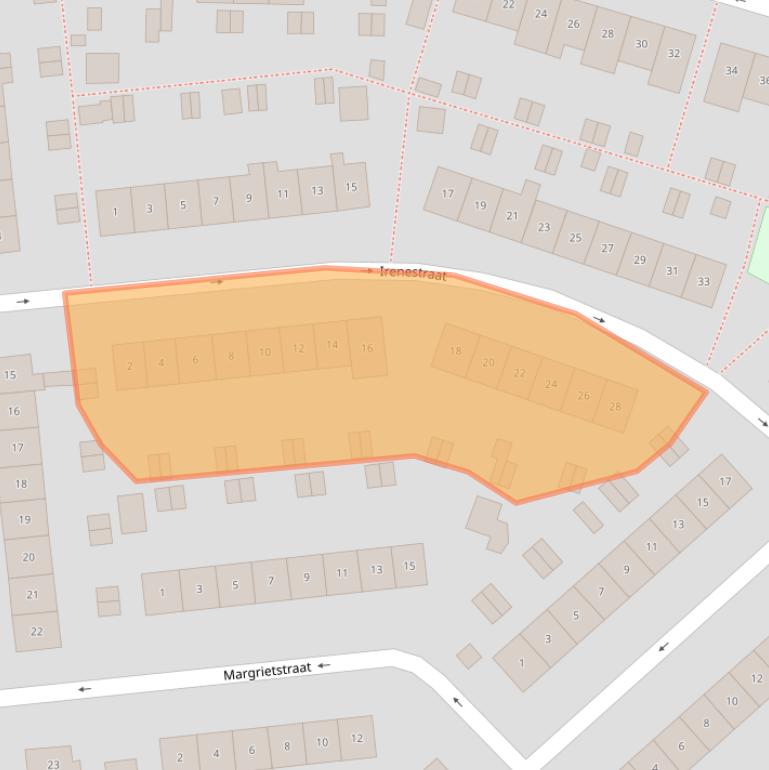 Kaart van postcodegebied 3621ES.