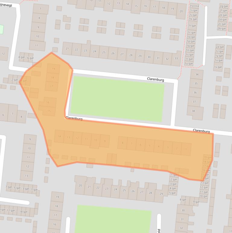 Kaart van postcodegebied 3621GA.