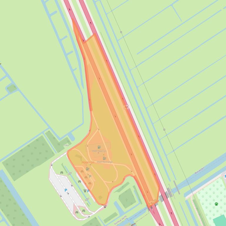 Kaart van postcodegebied 3621MZ.