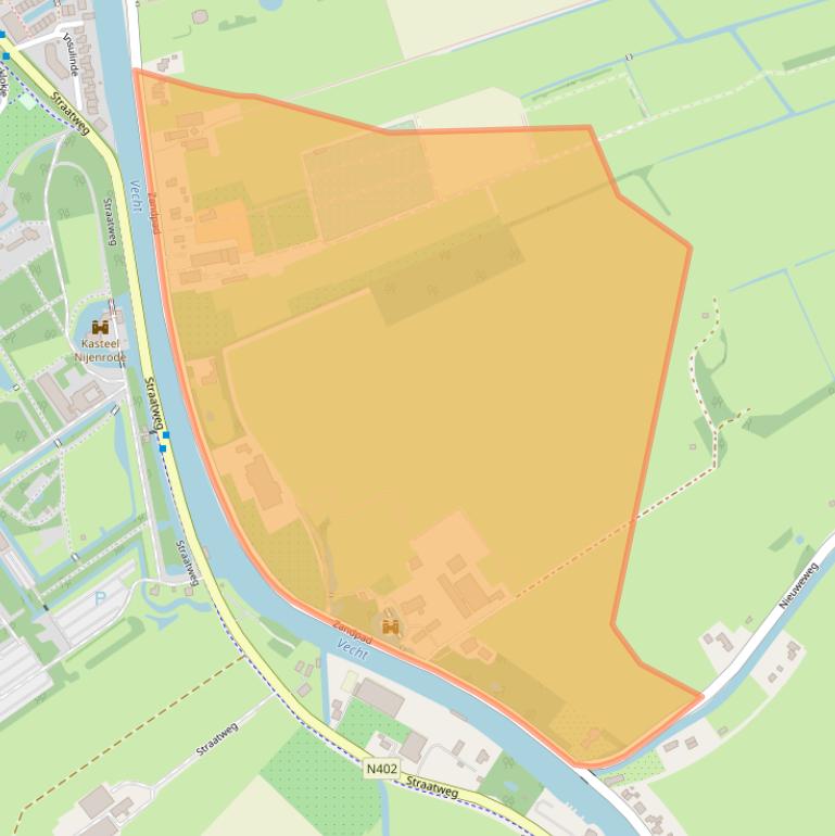 Kaart van postcodegebied 3621NG.