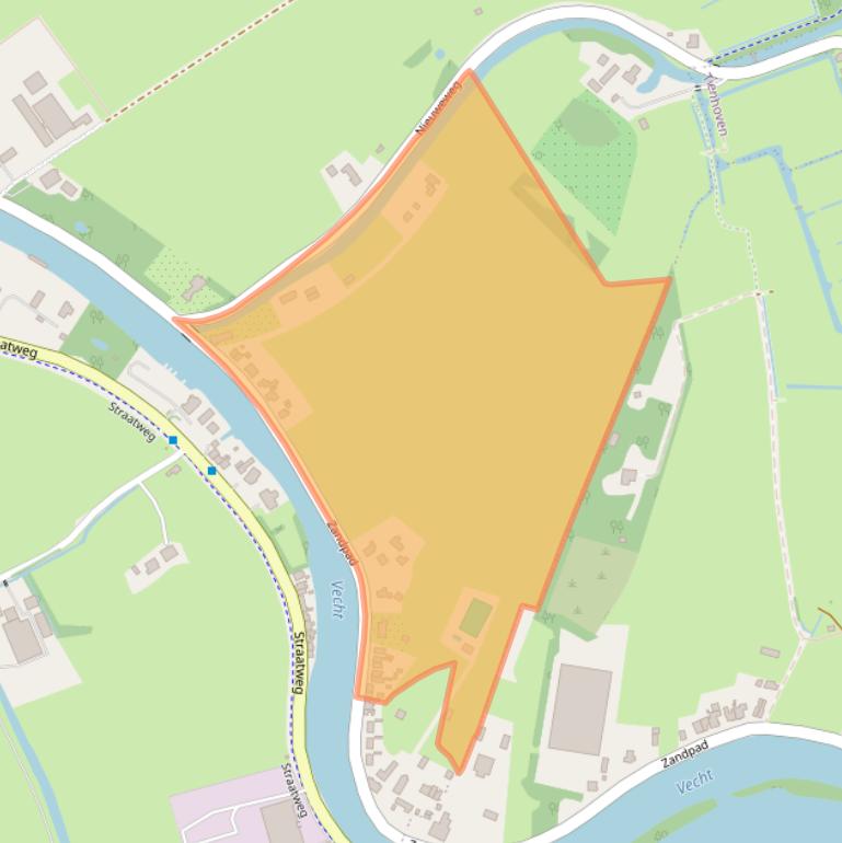 Kaart van postcodegebied 3621NH.