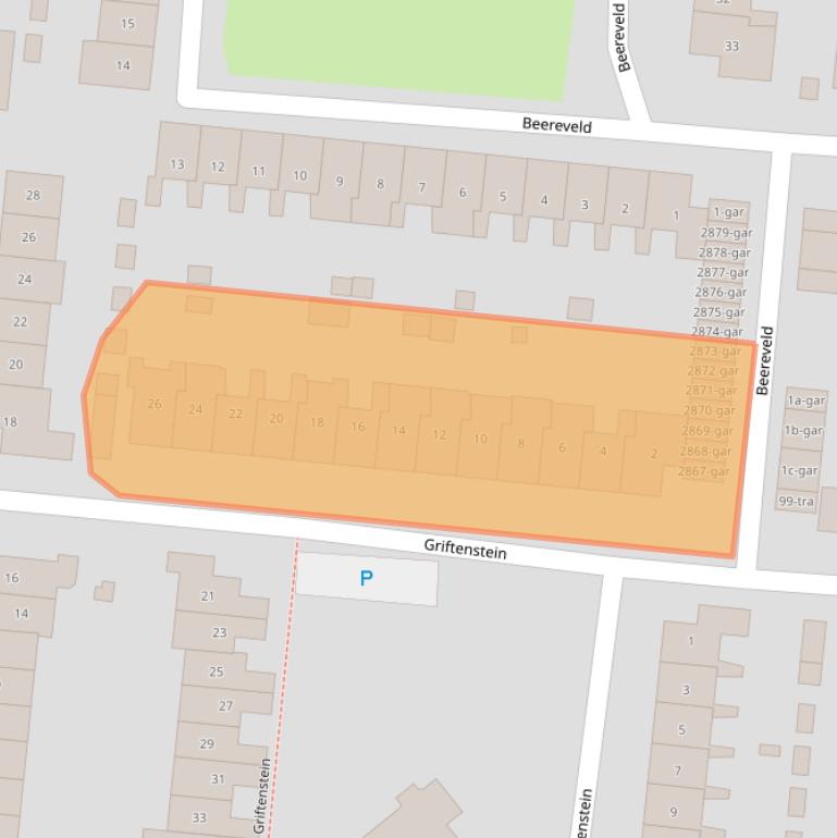 Kaart van postcodegebied 3621XK.