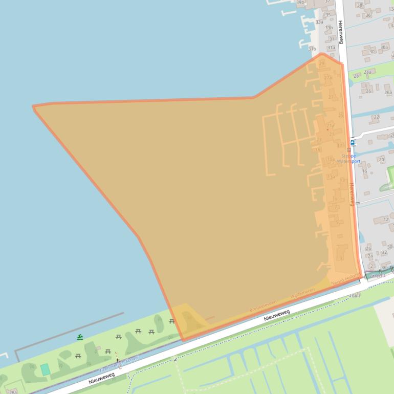 Kaart van postcodegebied 3625AA.