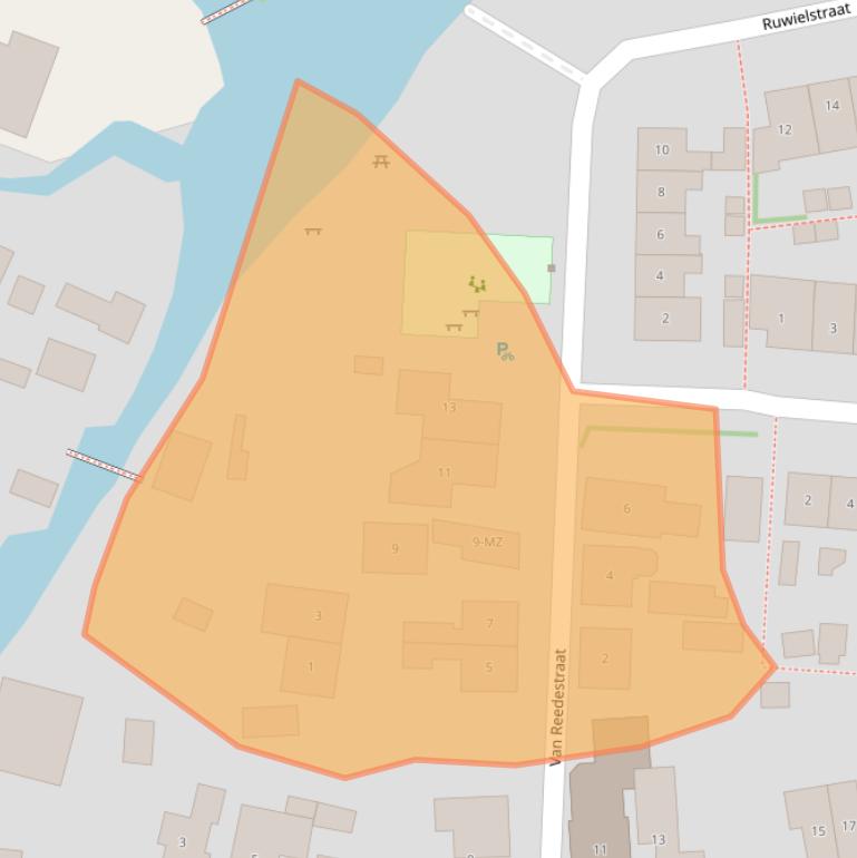 Kaart van postcodegebied 3626AE.