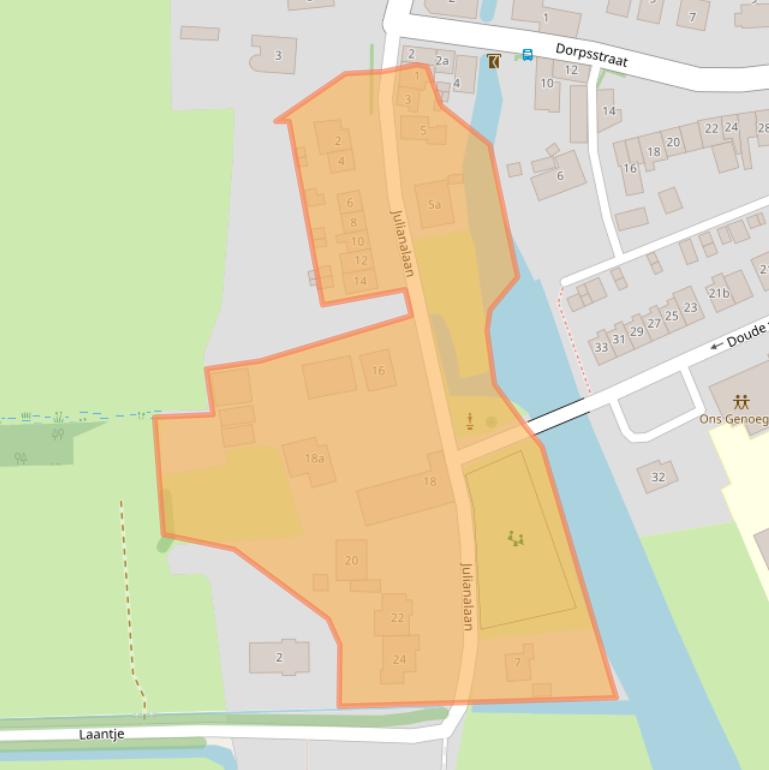 Kaart van postcodegebied 3626AM.