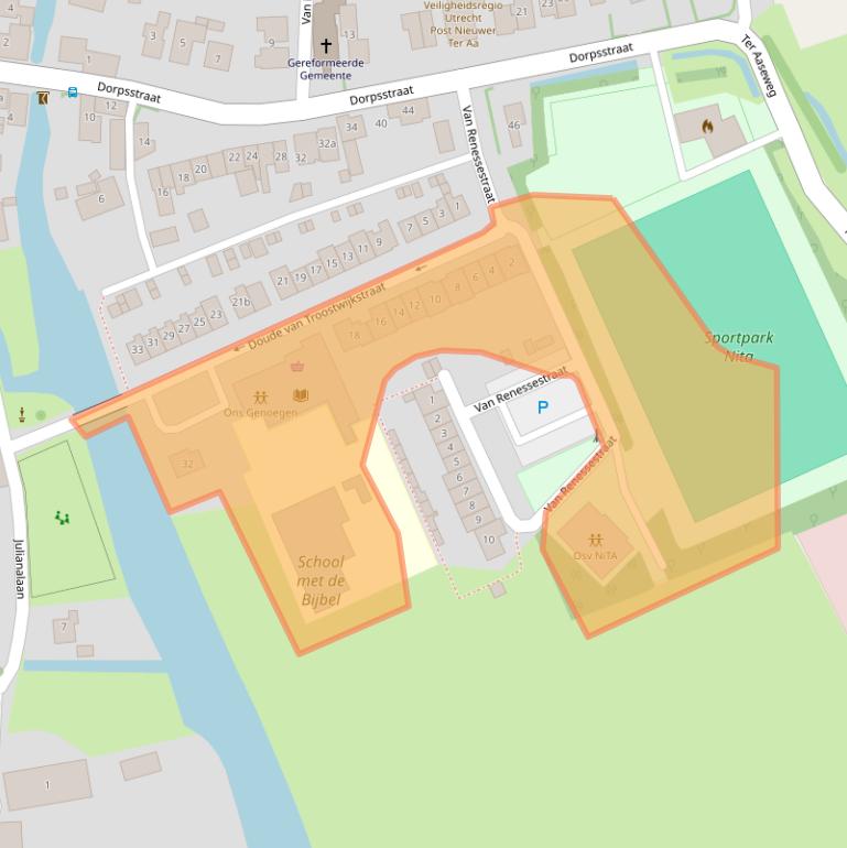 Kaart van postcodegebied 3626AV.