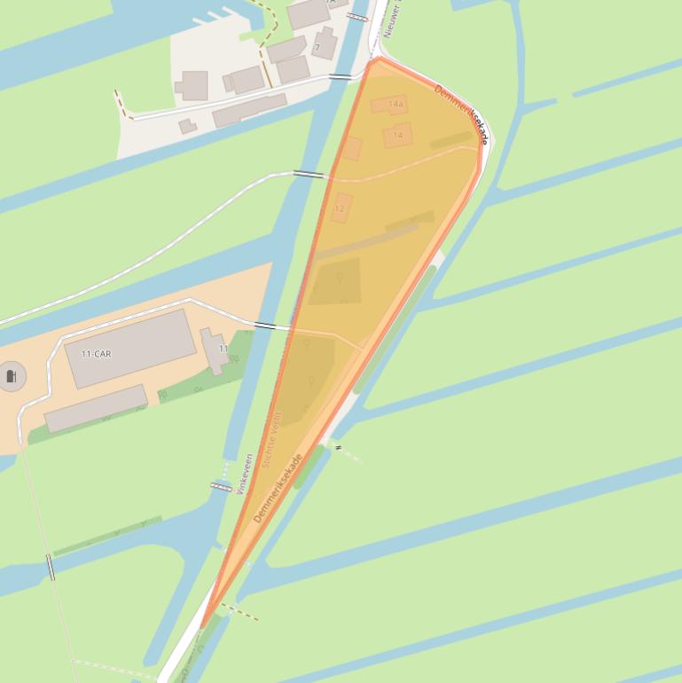 Kaart van postcodegebied 3626AZ.