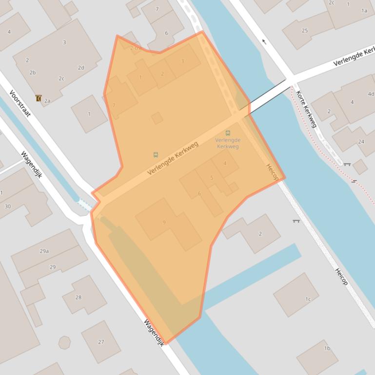 Kaart van postcodegebied 3628AG.