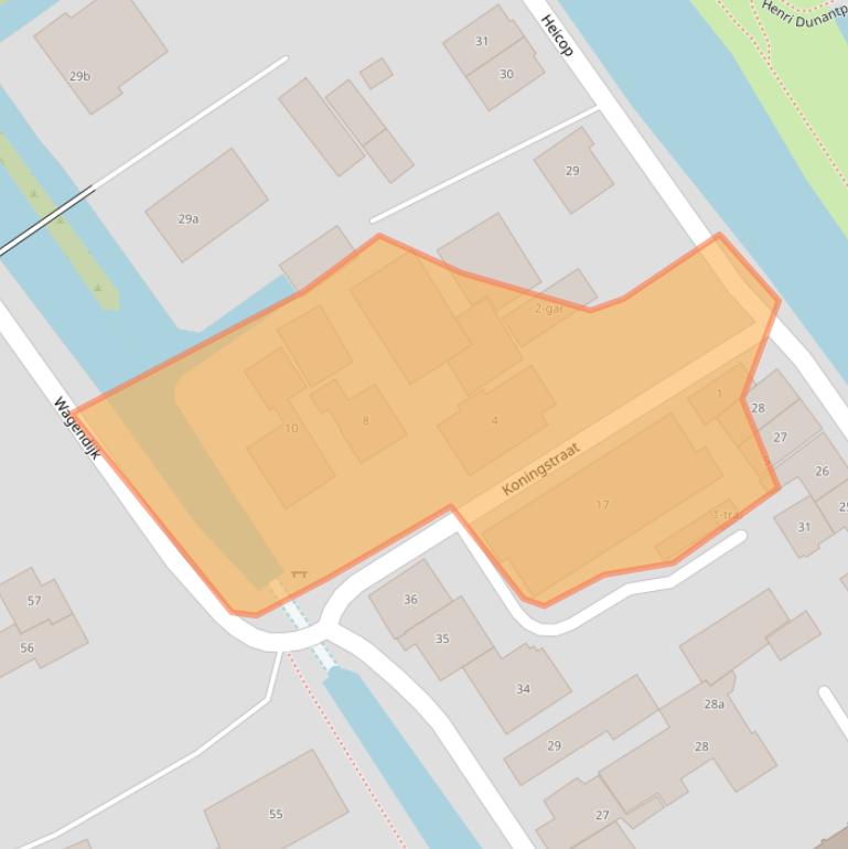 Kaart van postcodegebied 3628AK.