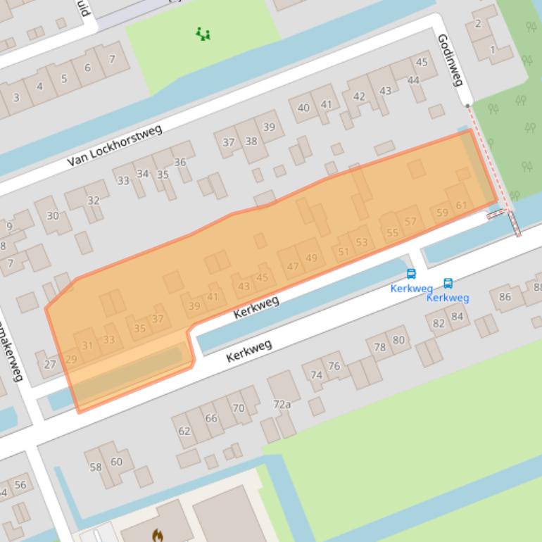 Kaart van postcodegebied 3628AM.