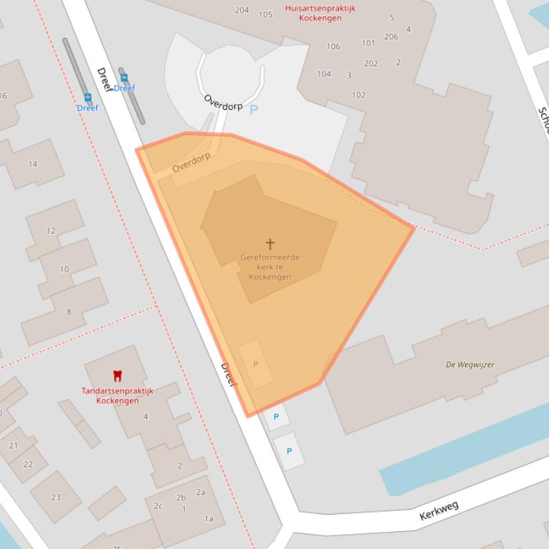 Kaart van postcodegebied 3628BH.